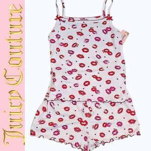 Juicy Couture Lip Print Cami & Short Sleepwear Set